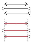 Illusion de Mueller-Lyer
